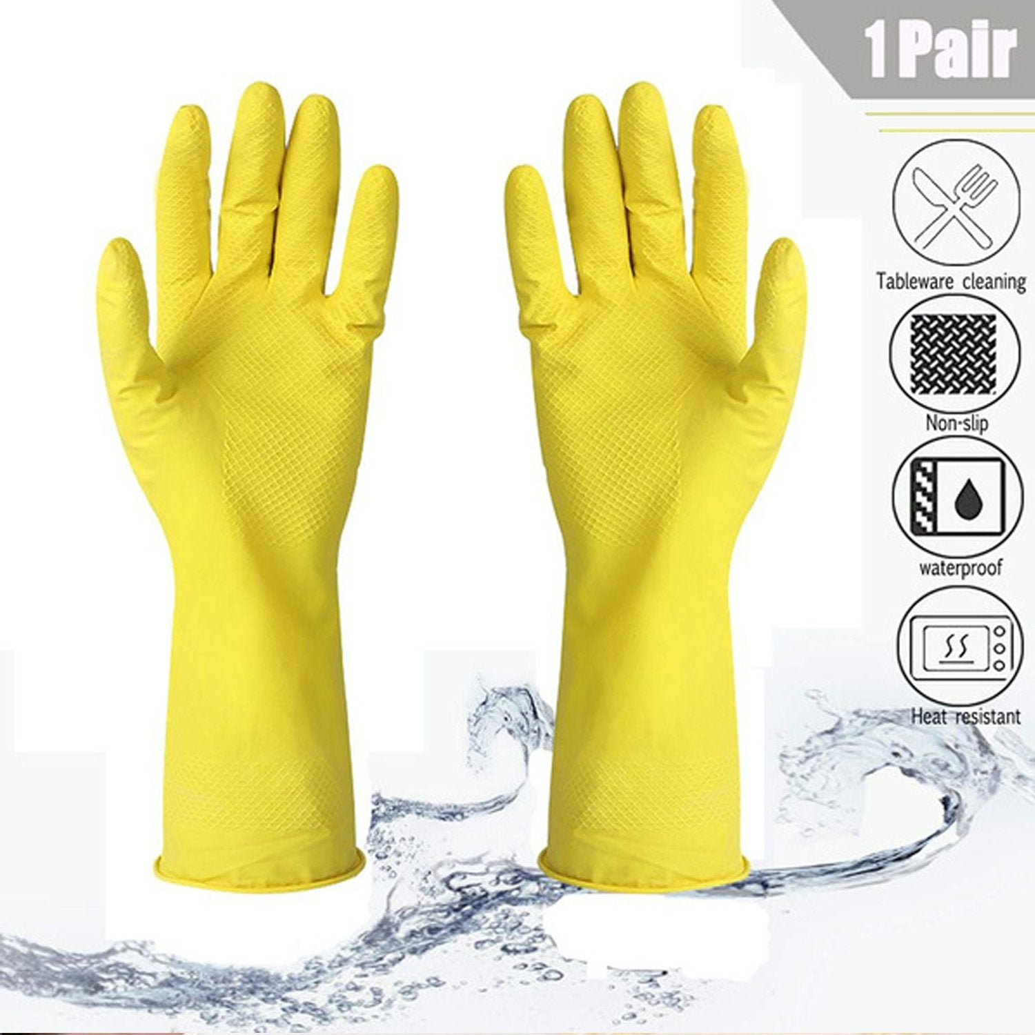 0680 Multipurpose Rubber Reusable Cleaning Gloves 0680 Multipurpose Rubber Reusable Cleaning Gloves